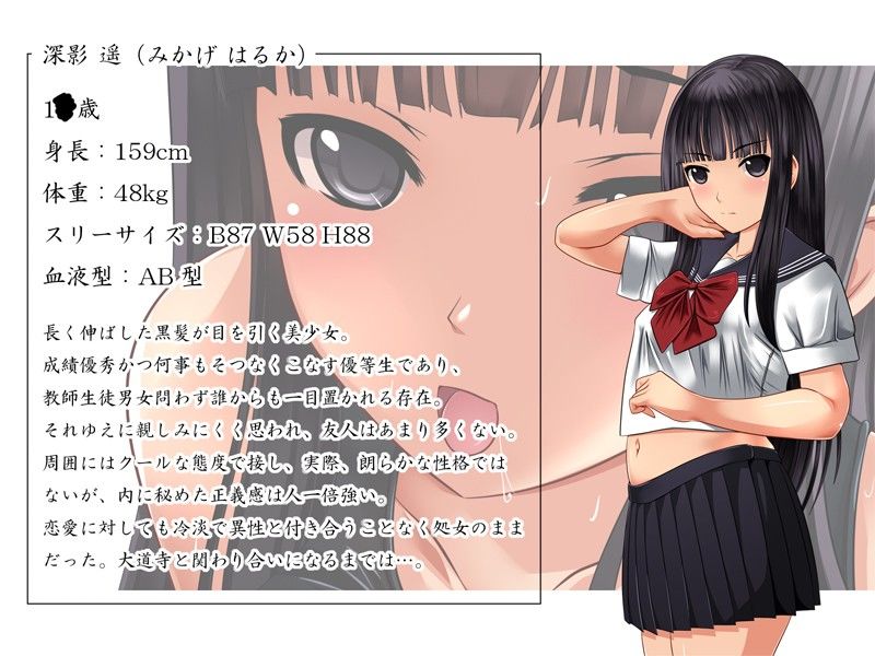 クールビューティーJKを中年用務員が絶倫生チ○ポで突きまくって セックスと受精の快楽地獄に堕とす話